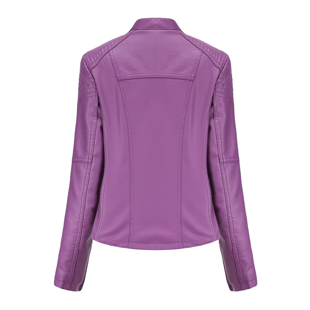 Women's Fashion Leather Jacket